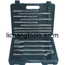 13PCS SDS Plus Drill Bit Set with Blow Case